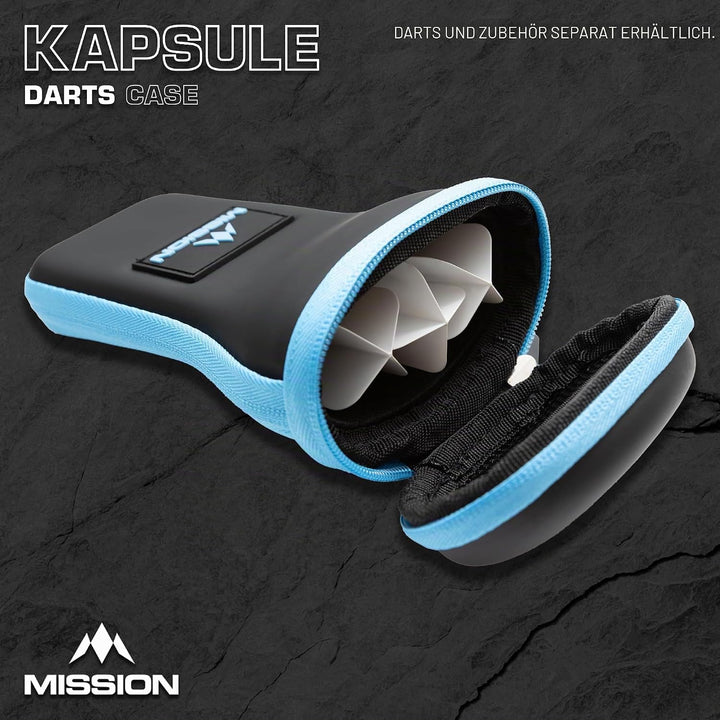 Mission | Kapsule | Eva Case | Schwarz & Blau | Darttasche/Aufbewahrungstasche