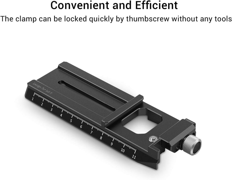 SMALLRIG RS2/RSC2/RS3/RS3 Pro Quick Release Plate Schnellwechselplatte mit Arca-Swiss für DJI RS 2/R