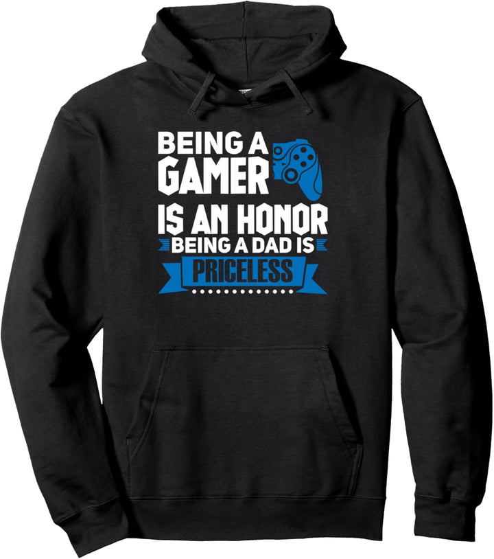 Gamer und Papa zu sein ist unbezahlbar Family Parent Pullover Hoodie