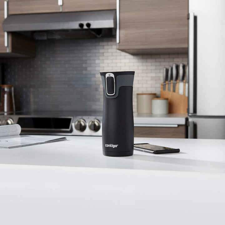 Contigo 2063326 AUTOSEAL West Loop Vakuum-Isolierte Edelstahl-Reise, Edelstahl, Edelstahl, 453,6 g (