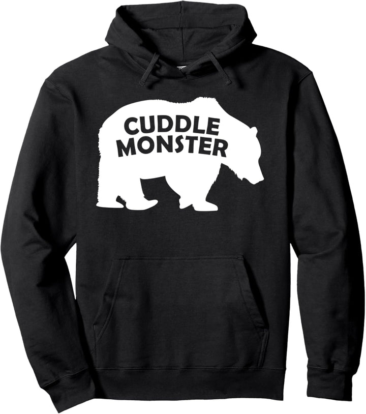 Monster Bär Kuscheln witziges Bären Sarkasmus Pullover Hoodie
