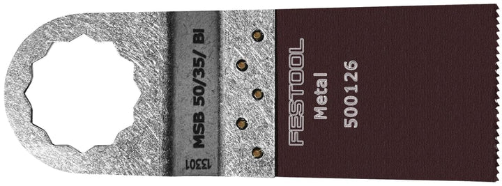 Festool Metall-Sägeblatt MSB 50/35/Bi für Multitool, 5 Stück | Bi-Metall-Sägeblatt, 50 x 35 mm – wer