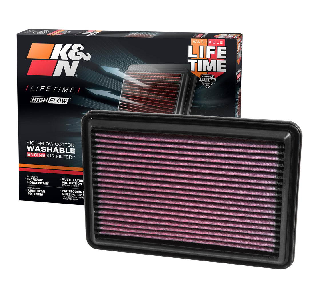 K&N 33-5016 Motorluftfilter: Hochleistung, Prämie, Abwaschbar, Ersatzfilter,Erhöhte Leistung, 2014-2