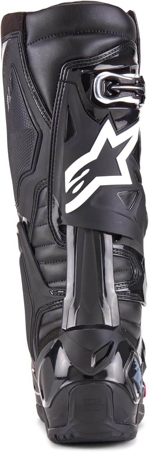 Alpinestars Motocross-Stiefel Tech 10 Enduro Schwarz Gr. 42 42 EU Schwarz Weiss, 42 EU Schwarz Wei&#