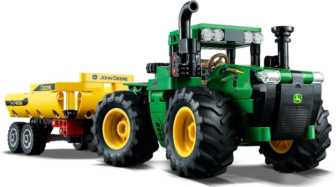 LEGO Technic John Deere 9620R 4WD Tractor, mit kippbarem Anhänger, klassisches Bauernhofspielzeug fü