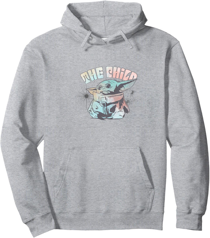 Star Wars: The Mandalorian The Child Tie Dye Retro Pullover Hoodie