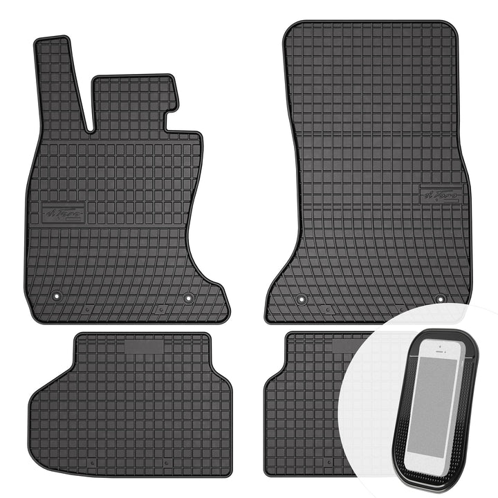 Gummimatten Auto Fussmatten Gummi Automatten Passgenau 4-teilig Set - passend für BMW 7er F01 2010-2