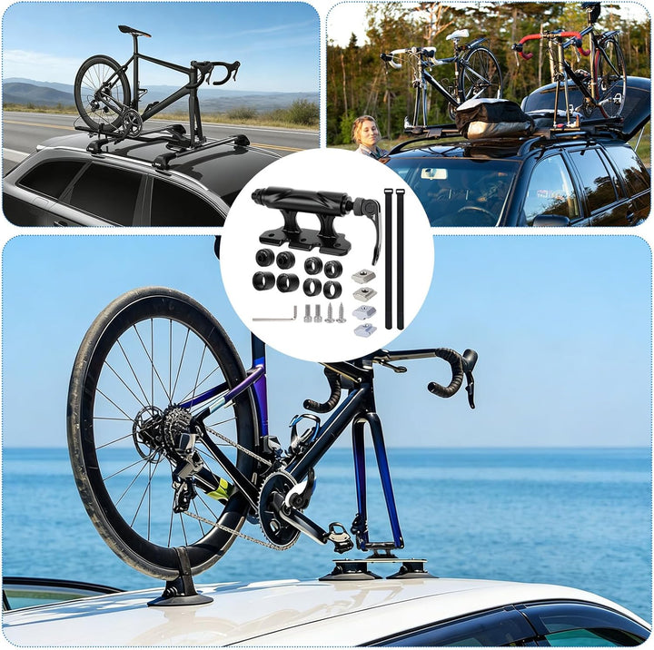 Fahrrad Gabelhalterung Steckachse Schnellspannhalterung für Fahrrad Dachträger Vorderradgabeln ØM5/M
