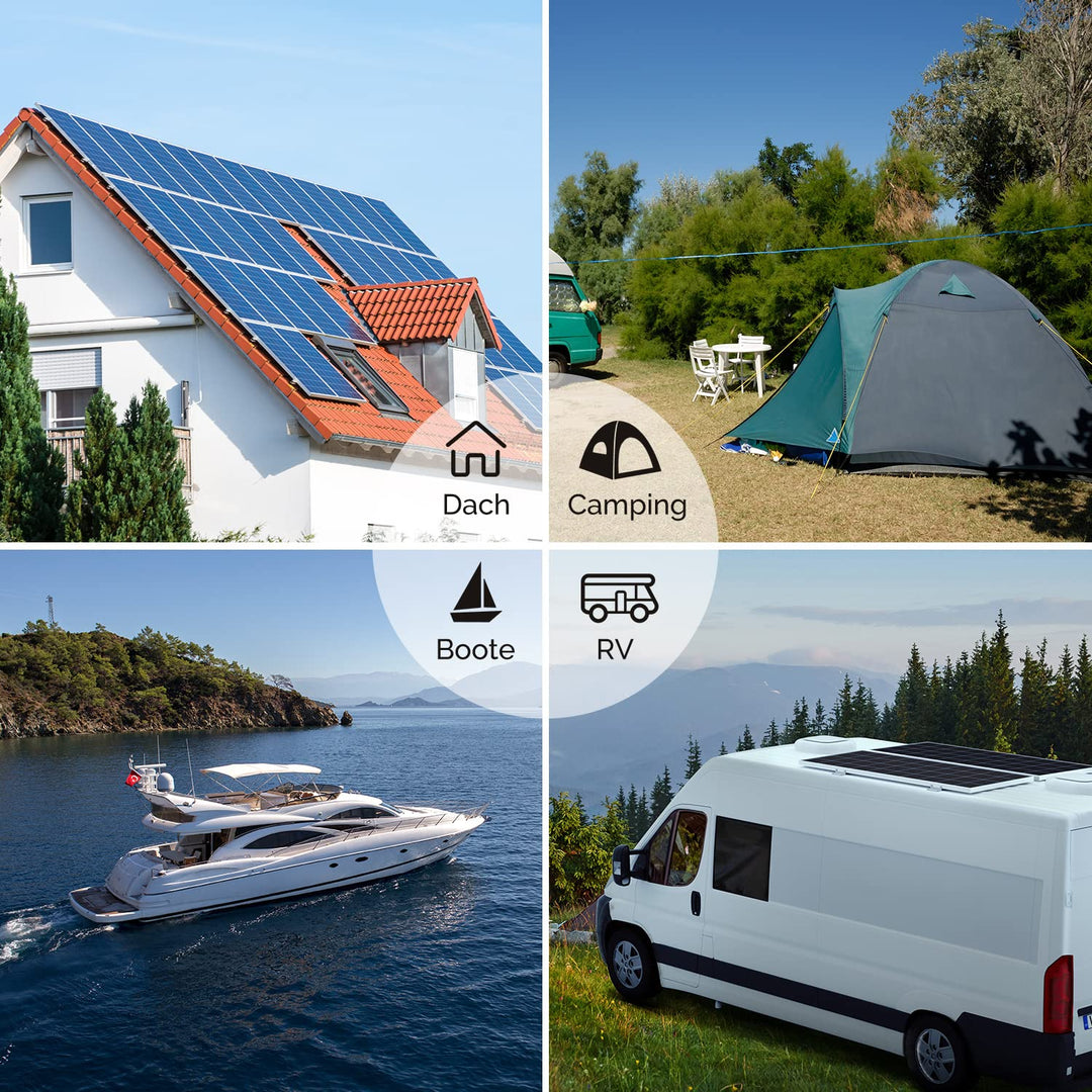 RENOGY 175W 12 Volt (schlankes Design) Solarmodul Monokristallin Solarpanel Photovoltaik Solarzelle