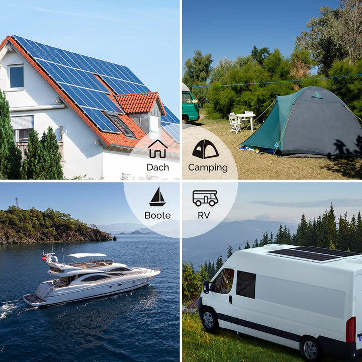RENOGY 175W 12 Volt (schlankes Design) Solarmodul Monokristallin Solarpanel Photovoltaik Solarzelle