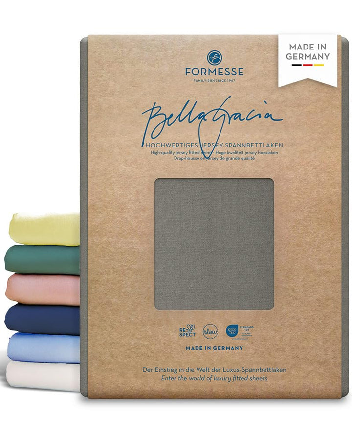 Formesse Boxspring Spannbettlaken Bella Gracia Alto Platin, 180x200-200x220 cm 180x200 - 200x220 cm