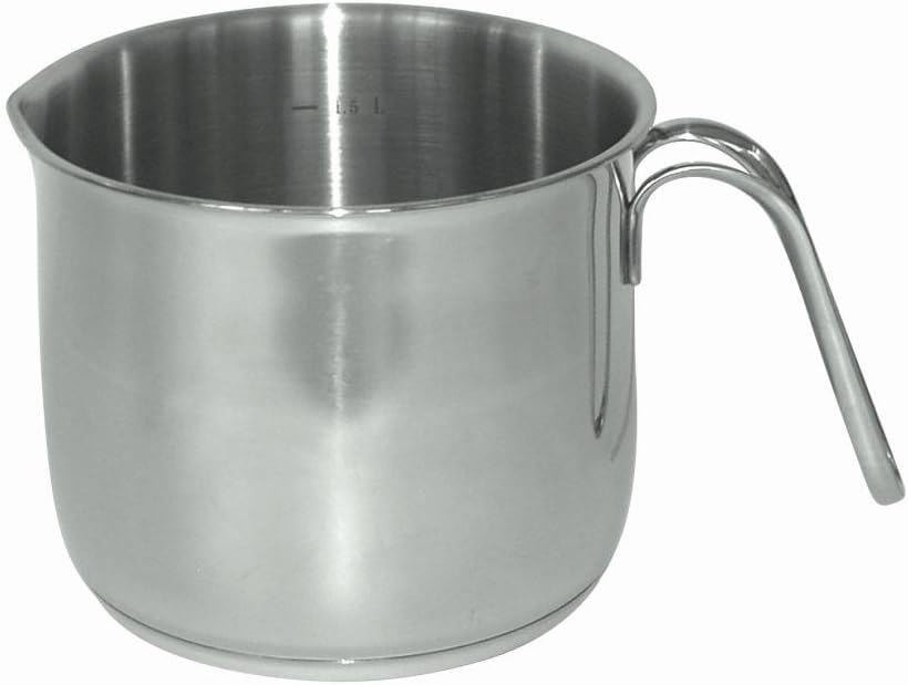 Kelomat, 1812-317, Milchtopf, Durchmesser 14cm, Inhalt 1,8 Liter, TORRANO, Edelstahl