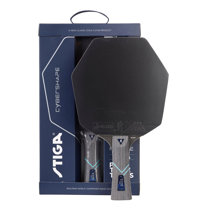 STIGA Tischtennisschläger Cybershape Future, Revolutionärer 3-Sterne-Tischtennisschläger mit Sechsec