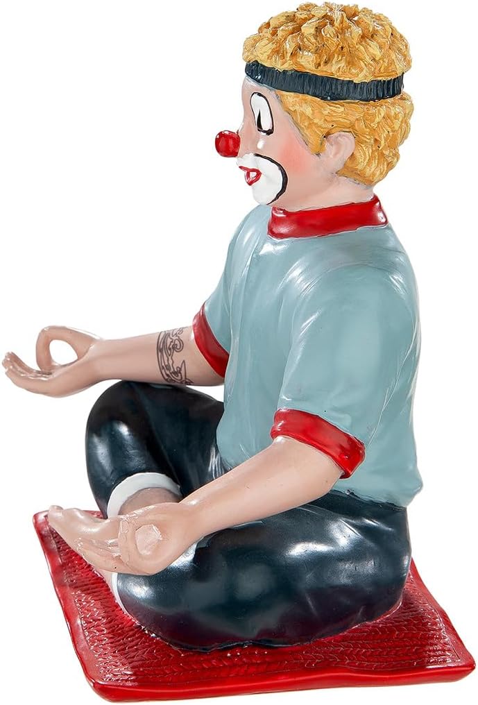 Gildeclown Yoga - kleine Figur Dekoration - Geschenke für Frauen - H 13,5 cm 04 Gildeclown - Yoga, 0