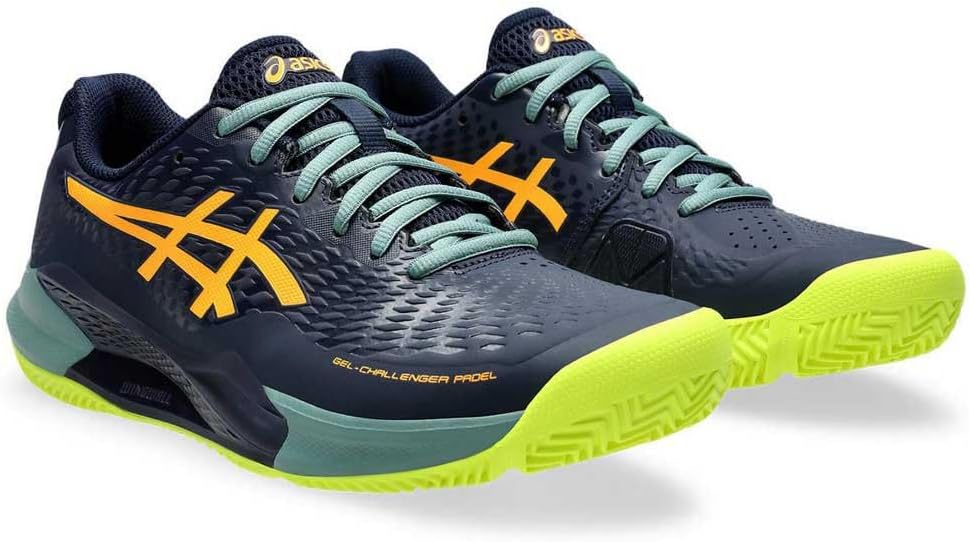 ASICS Herren Gel-Challenger 14 Padel Sneaker 40.5 EU Midnight Stadium Orange, 40.5 EU Midnight Stadi