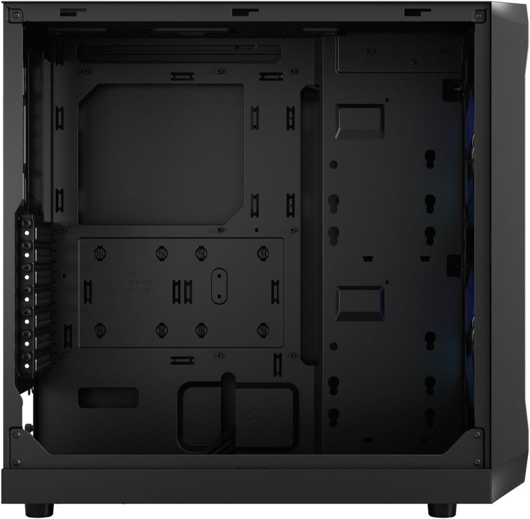 Fractal Design Focus 2 RGB Black - Tempered Glass Clear Tint - Mesh Front – Two 140 mm RGB Aspect Fa