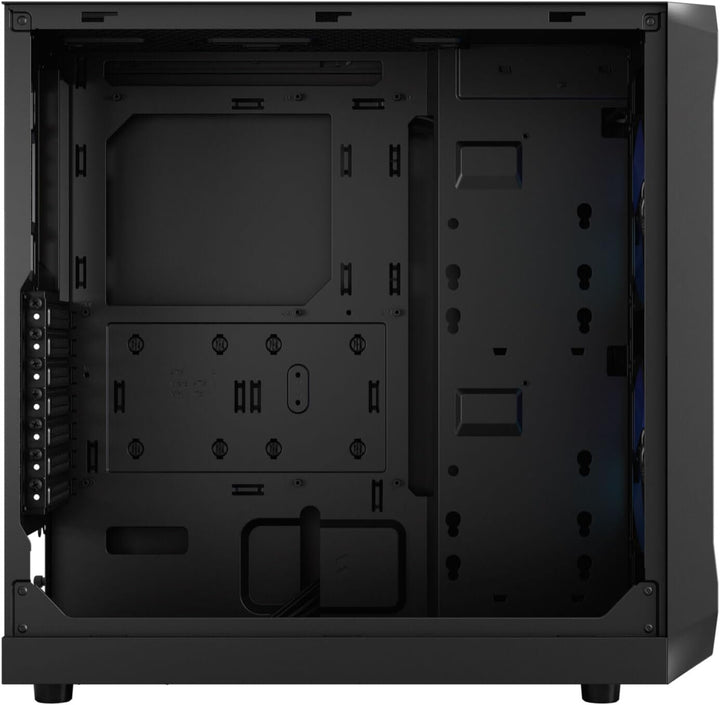 Fractal Design Focus 2 RGB Black - Tempered Glass Clear Tint - Mesh Front – Two 140 mm RGB Aspect Fa