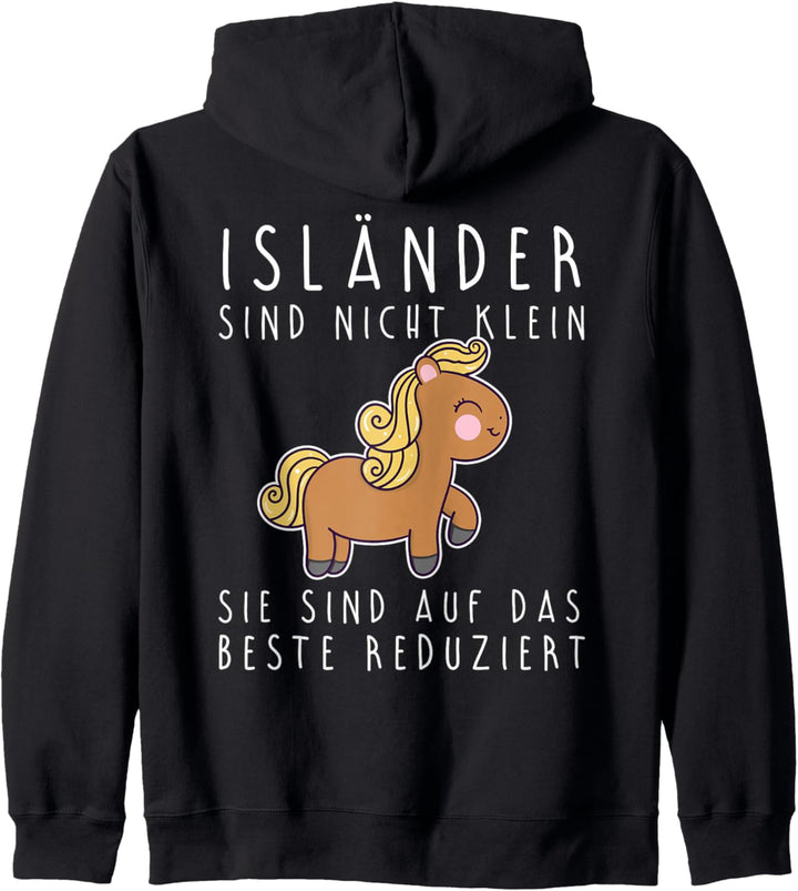 Islandpferd Isländer Island Pony Auf das beste reduziert Kapuzenjacke