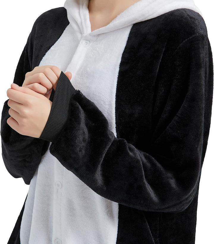 ZKomoL Pyjamas Onesies Cosplay Erwachsene Unisex Tiere Halloween Kostüm Kleid Loungewear, Tigermuste