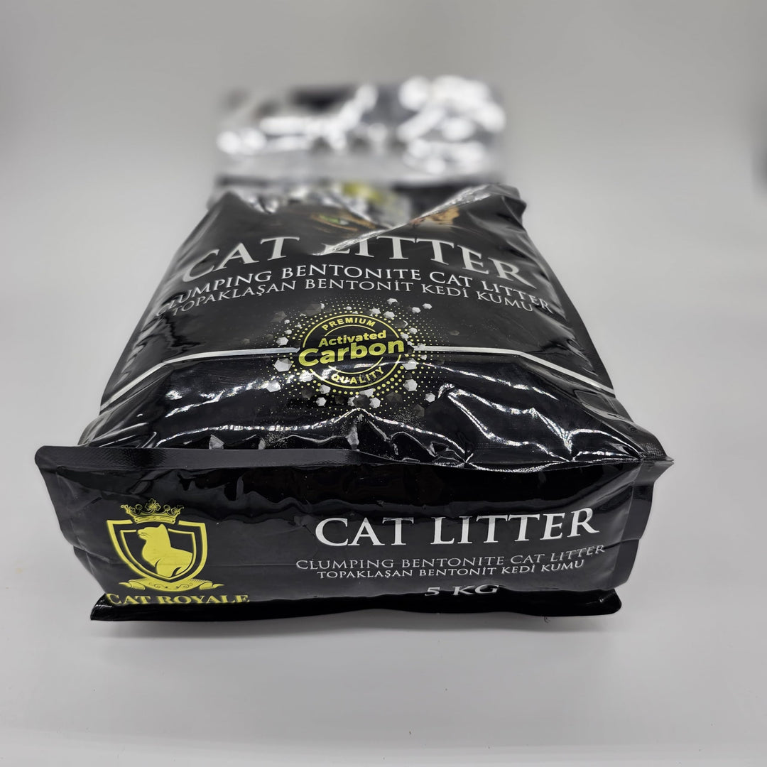 Bentonit Katzenstreu 100% Natürlich Klumpstreu Active Carbon 25L(5 * 5L)