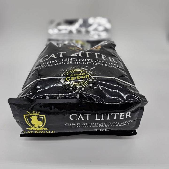 Bentonit Katzenstreu 100% Natürlich Klumpstreu Active Carbon 25L(5 * 5L)