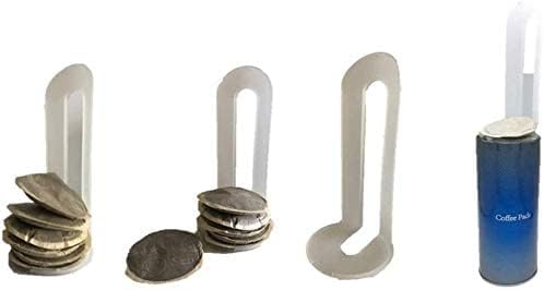 Paddose mit Padlifter NEU METALLIC Vorratsdose für Kaffeepads Senseo, Schutz vor Fingerabdrücken