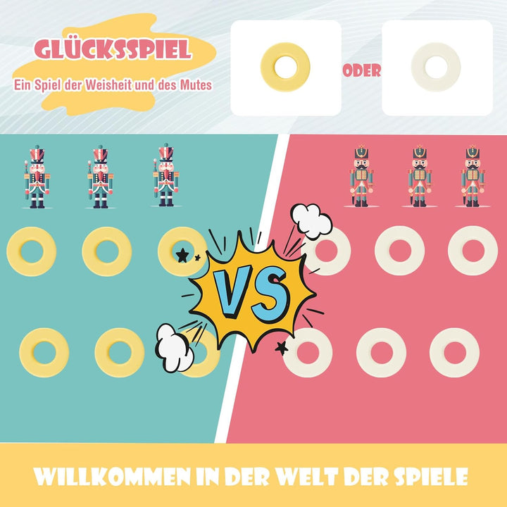 GOPLUS Riesiges 4 Gewinnt Spiel, Strategiespiel mit 42 Ringen, Basketballkorb & Wurfspiel & Schnells