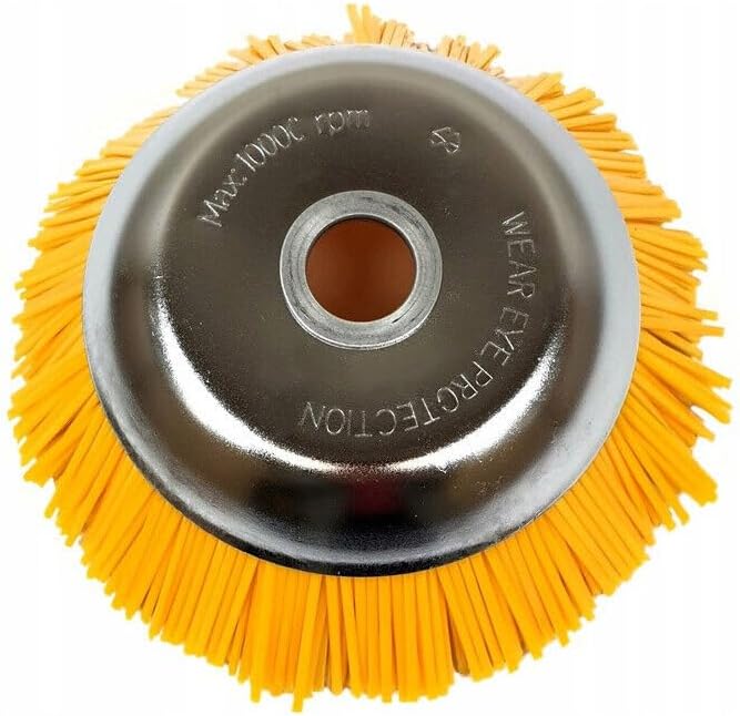 perfektGarten 200 mm Unkrautbürste Nylonbürste kompatibel mit AL-KO Demon Dolmar Makita Motorsense