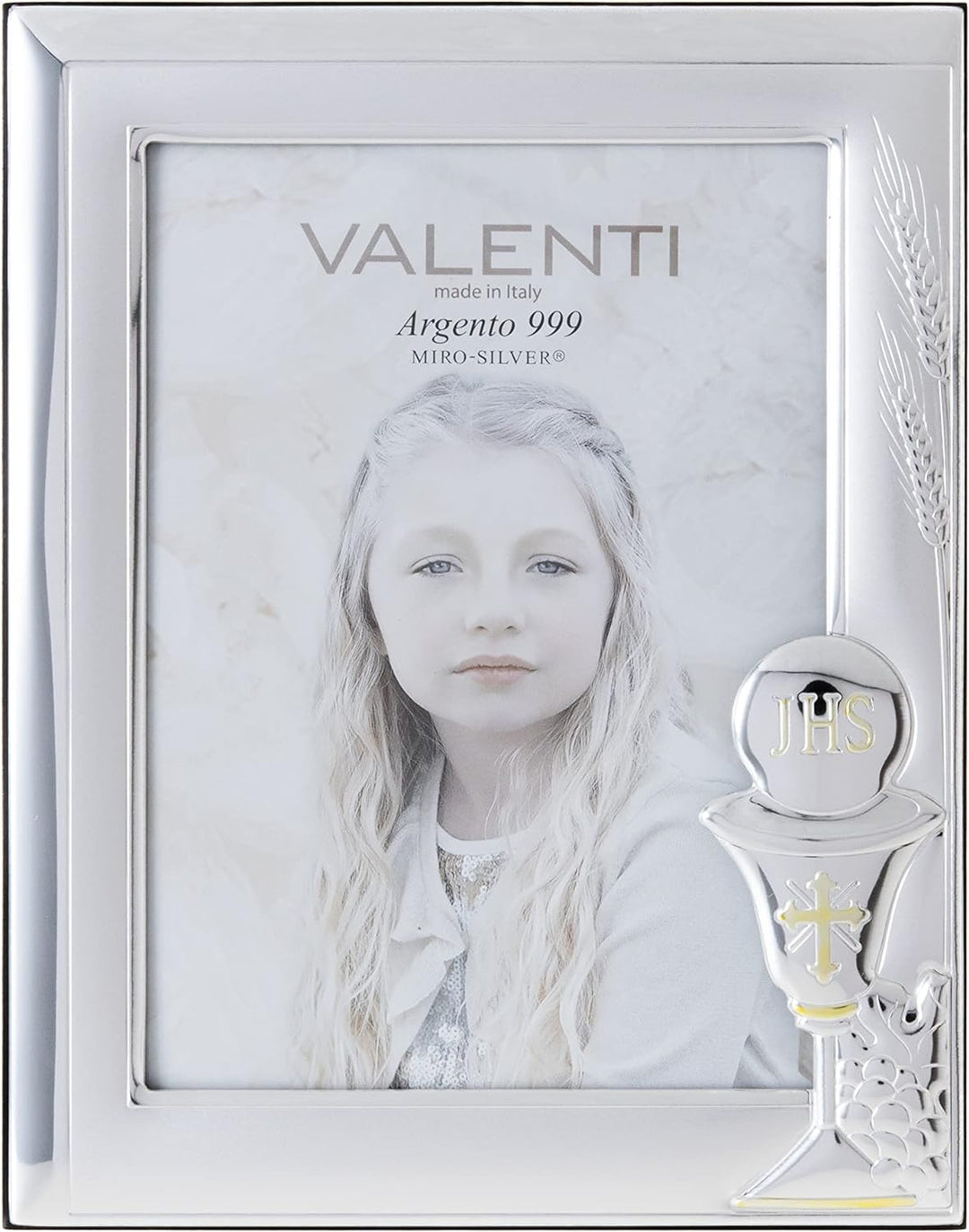 Valenti&Co Bilderrahmen, Silber, 13 x 18 cm, perfekte Geschenkidee für Freunde oder Verwandte.