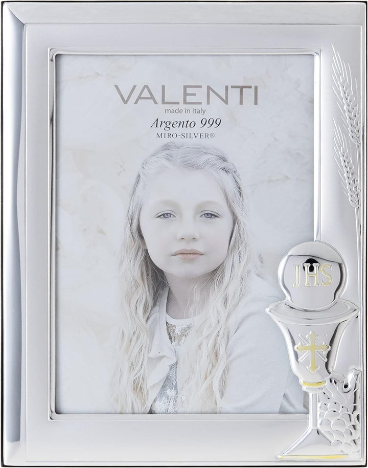 Valenti&Co Bilderrahmen, Silber, 13 x 18 cm, perfekte Geschenkidee für Freunde oder Verwandte.