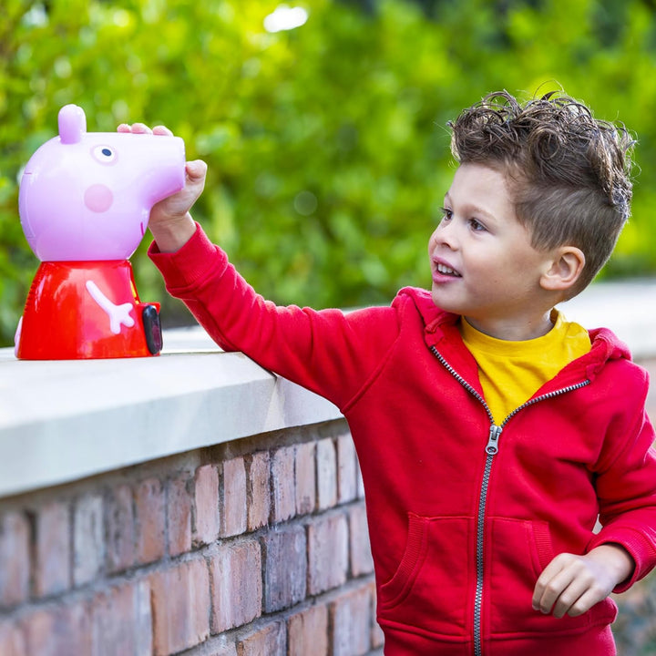 Peppa Pig Seifenblasenmaschine | Bonus Seifenblasenlösung | Perfektes lustiges Outdoor- & Indoor-Spi