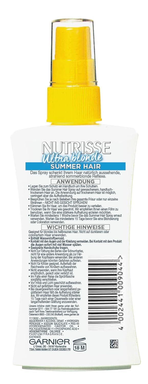 Garnier Aufheller-Spray um 1/4 Nuance pro Anwendung, für blondes bis mittelbraunes Haar, Cristal Sum