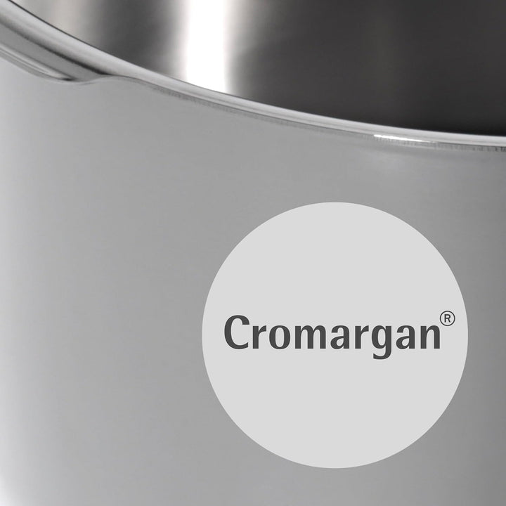 WMF Perfect Ersatzdeckel für Schnellkochtopf 3l, 4,5l, 6,5l 8,5l, Dampfkochtopf 22 cm, Cromargan Ede