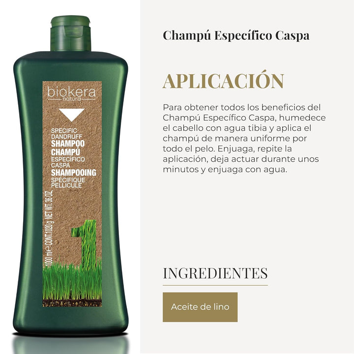 Biokera Natura Specific Dandruff Shampoo 1000 Ml
