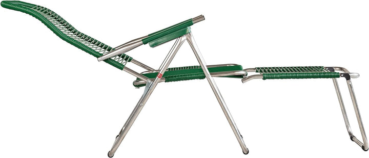 Fiam Spaghetti – Relaxsessel für den Aussenbereich – Gestell Aluminium, PVC, dunkelgrün