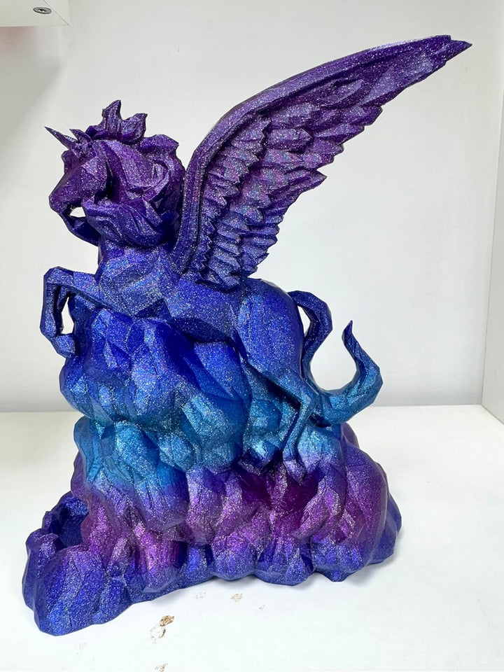 Stronghero3D PLA 3D-Drucker-Filament, 1,75 mm, Vertigo Galaxy Rainbow, mehrfarbig, Genauigkeit +/- 0