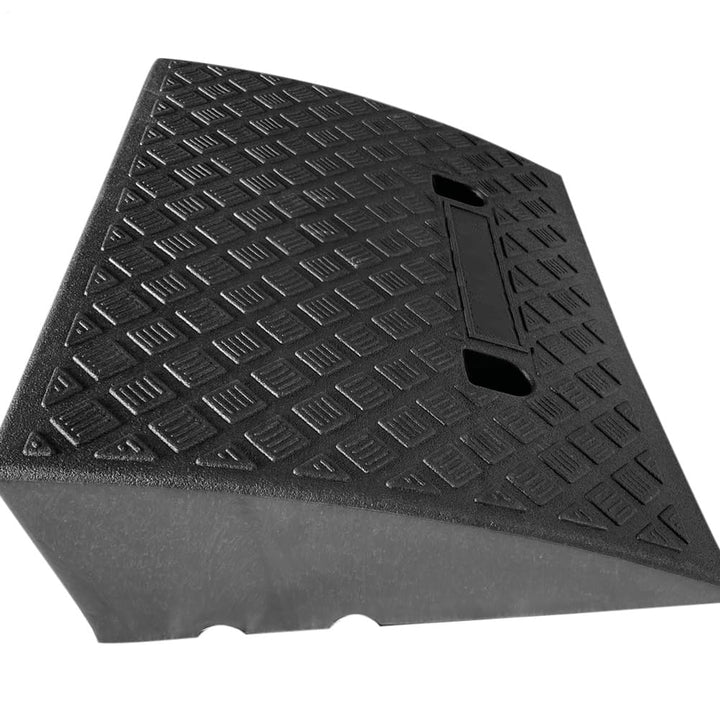 2 Stück Bordsteinrampen, Schwellenrampe 50x40x17cm Türschwellenrampe Rollstuhlrampe Tragbar Rampe Ro