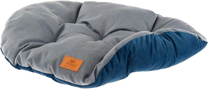 Ferplast Kissen für Hunde und Katzen STUART 65/6, doppelseitig, aus Tweed und weichem Samt, waschbar