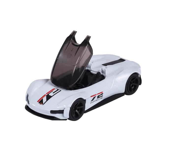 Majorette - Porsche Motorsport Deluxe Vision GT in weiss - Modellauto (7,5 cm) aus der Porsche Delux