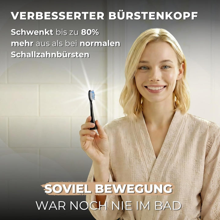 Elektrische Schallzahnbürste 55000 VPM, risikofrei 100 Tage testen | Tristan Auron Business Class Do