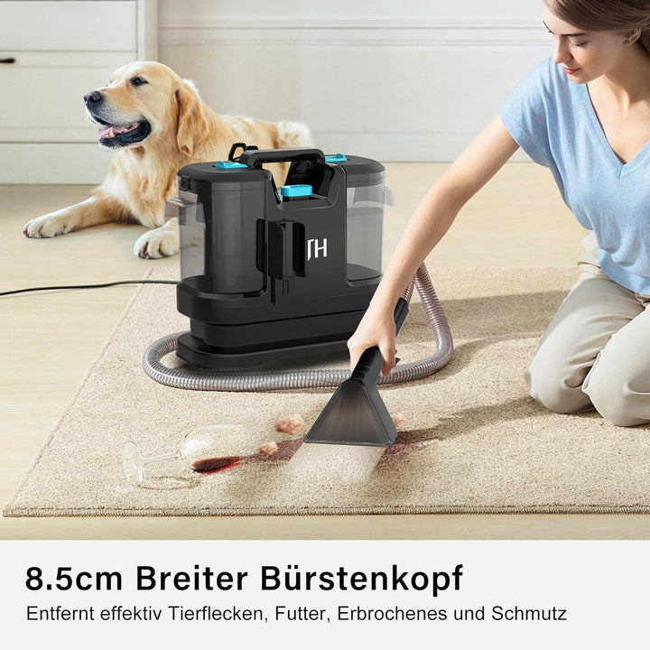 Waschsauger Teppichreiniger, Polsterreiniger Gerät und Nassauger – Kompakter Teppichreiniger und Tex