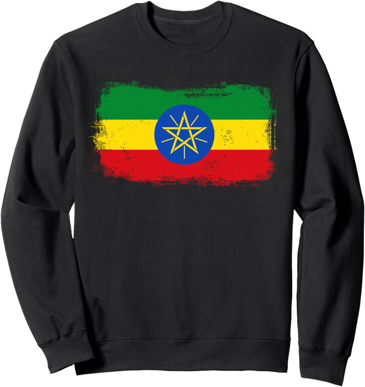 Äthiopien Äthiopische Nationalflagge Sweatshirt