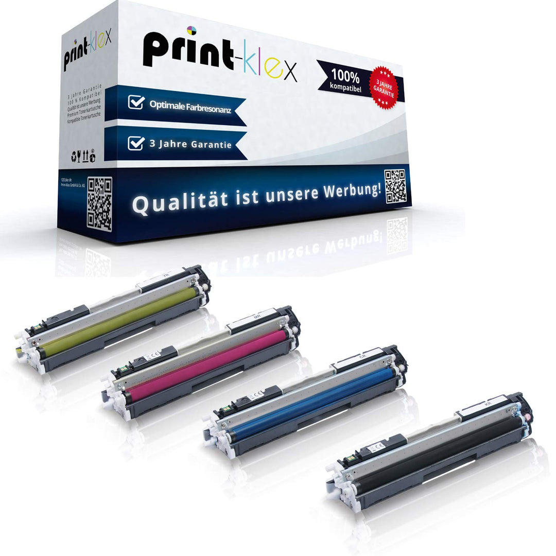 4x Print-Klex Tonerkartuschen kompatibel für HP Color LaserJet Pro MFP M176n Color Laserjet Pro M177