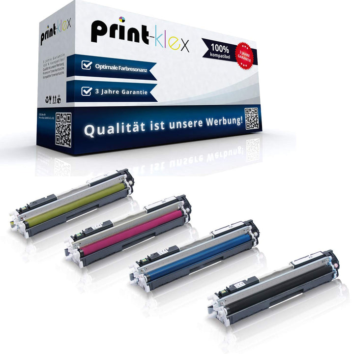 4x Print-Klex Tonerkartuschen kompatibel für HP Color LaserJet Pro MFP M176n Color Laserjet Pro M177