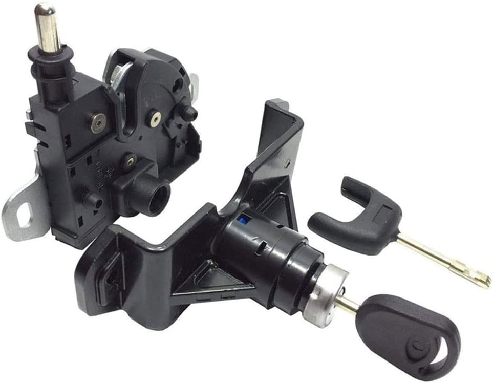 VHEUHZ Motorhaubenschloss komplett Satz 2x Schlüssel kompatibel mit Ford Transit MK7 6C1A16D748AB 8T