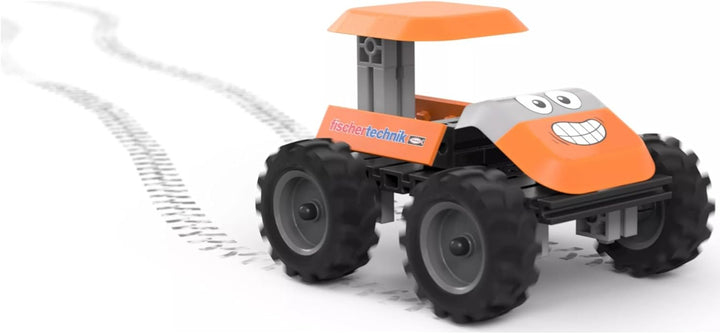 fischertechnik Junior Pro 576100 – Konstruktionsspielzeug für Kinder, Baukasten mit 7 Modellen inkl.