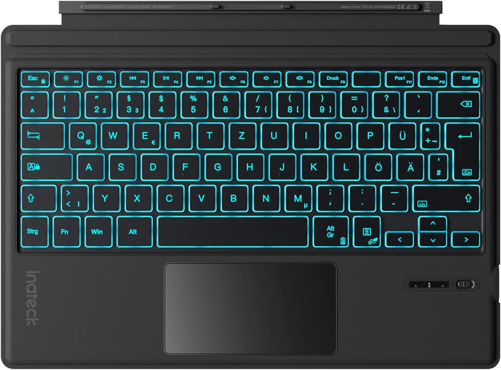Inateck Surface Pro 7 Tastatur,Kompatibel mit Surface Pro 7/7+/6/5/4 mit Trackpad,Bluetooth 5.3, 7-F