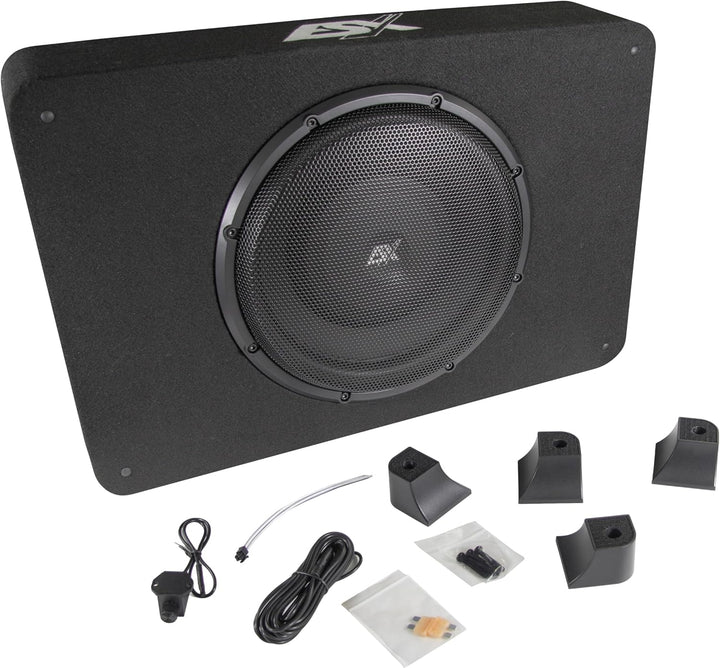 ESX QX12BXA - 12“ (30 cm) aktiver Downfire-Subwoofer aus der Quantum -Serie | 1000W Peak