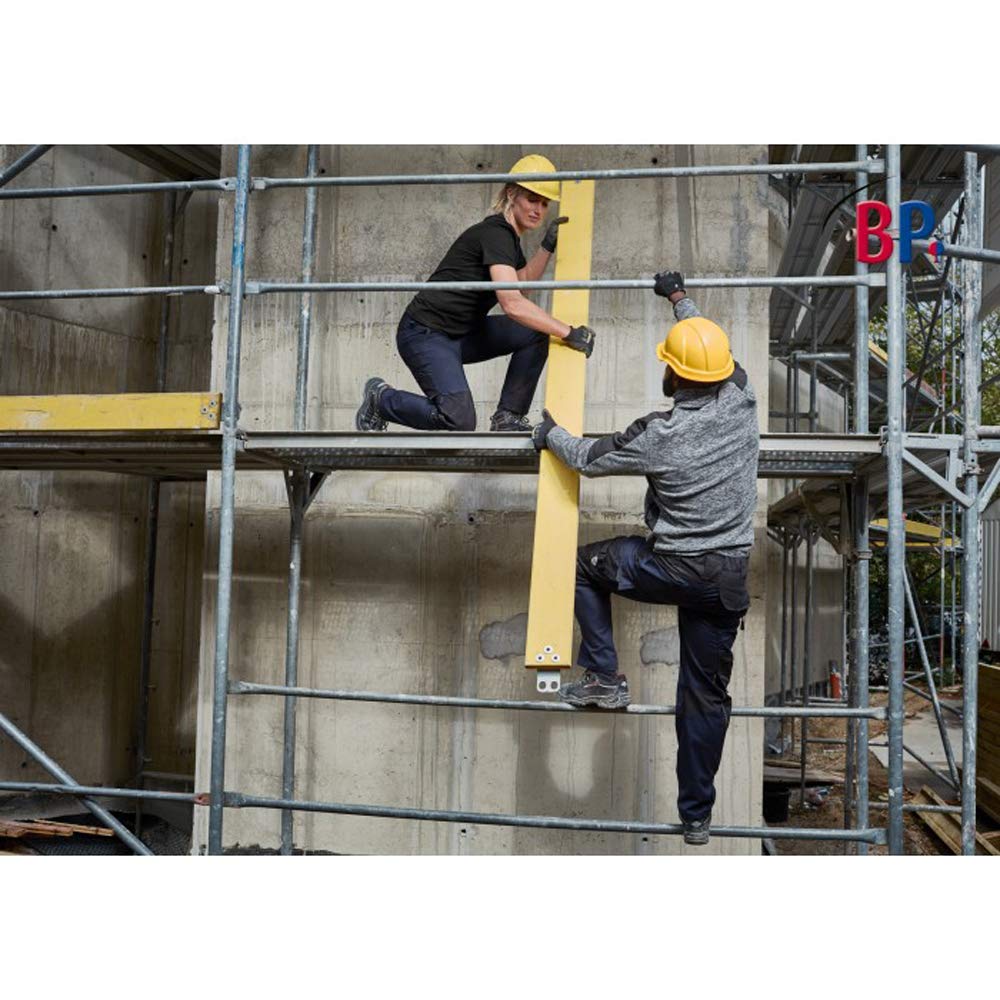 BP 1829-040-0213-4XLn Fleece-Jacke für Männer, Stehkragen, 275,00 g/m² 100% Polyester, Weltraum-Weis
