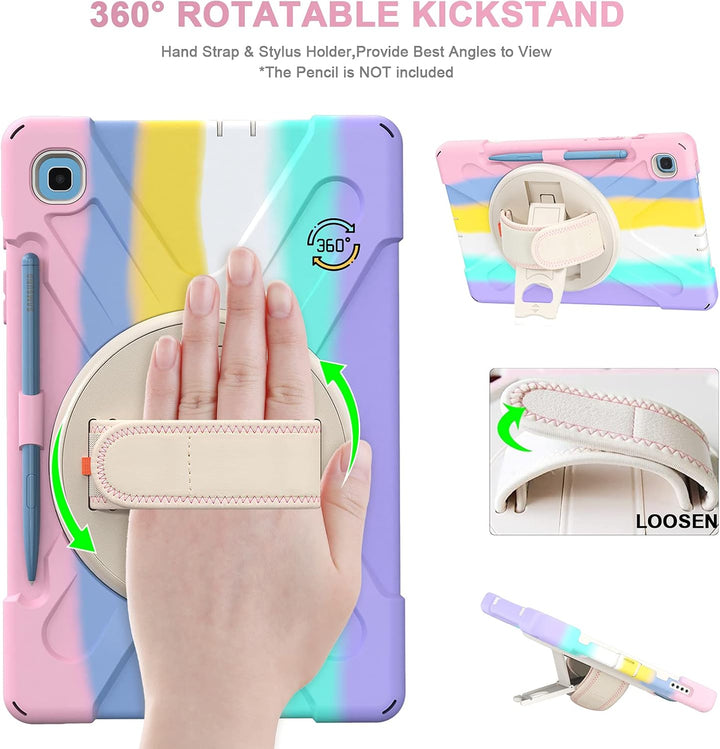 Gerutek Hülle Samsung Galaxy Tab S6 Lite 10,4 Zoll (2024/2022/2020), Stossfeste Robust Panzerhülle m